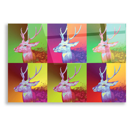 Epic Art 'WarDeerHol,' Acrylic Glass Wall Art