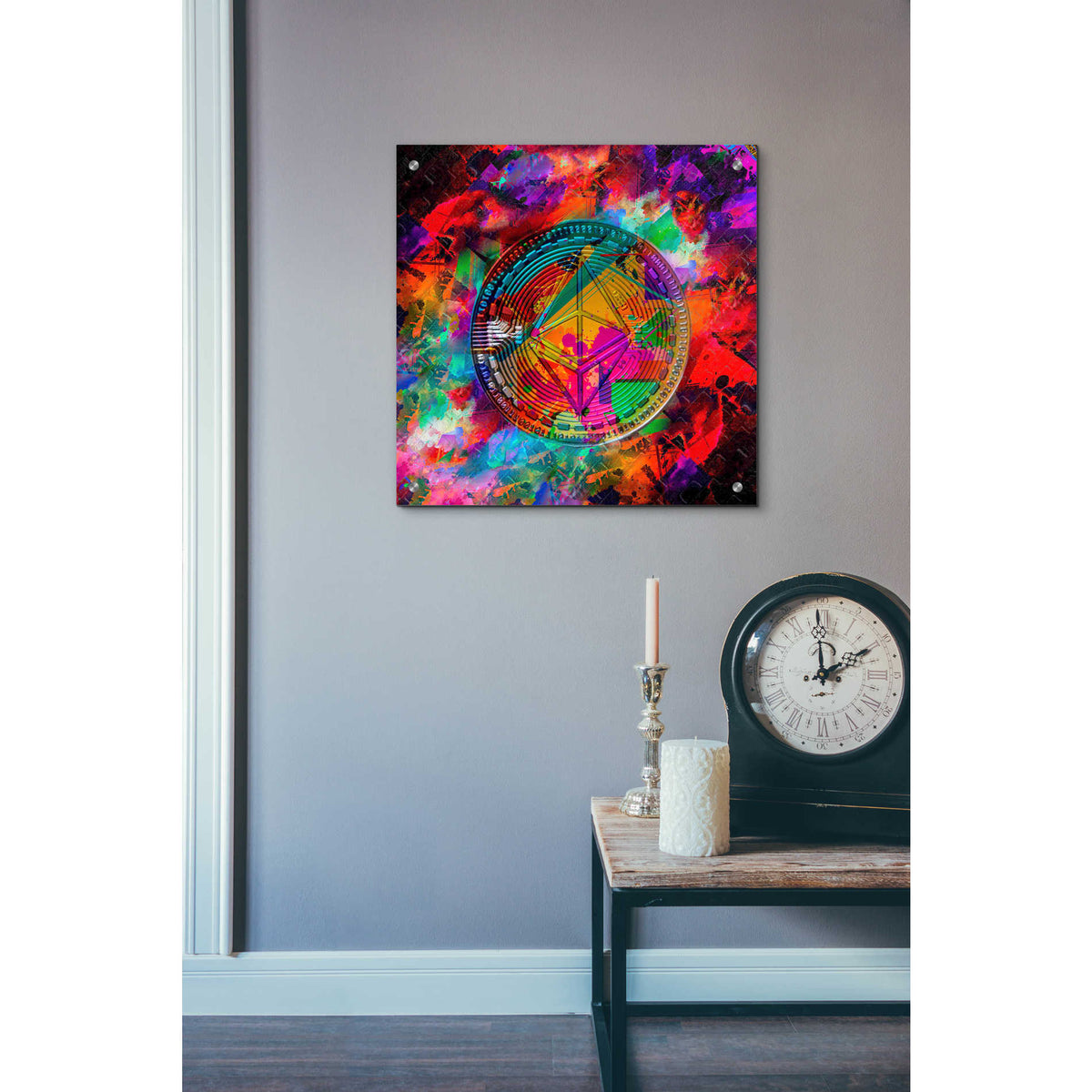 Epic Art 'Etherium,' Acrylic Glass Wall Art,24x24