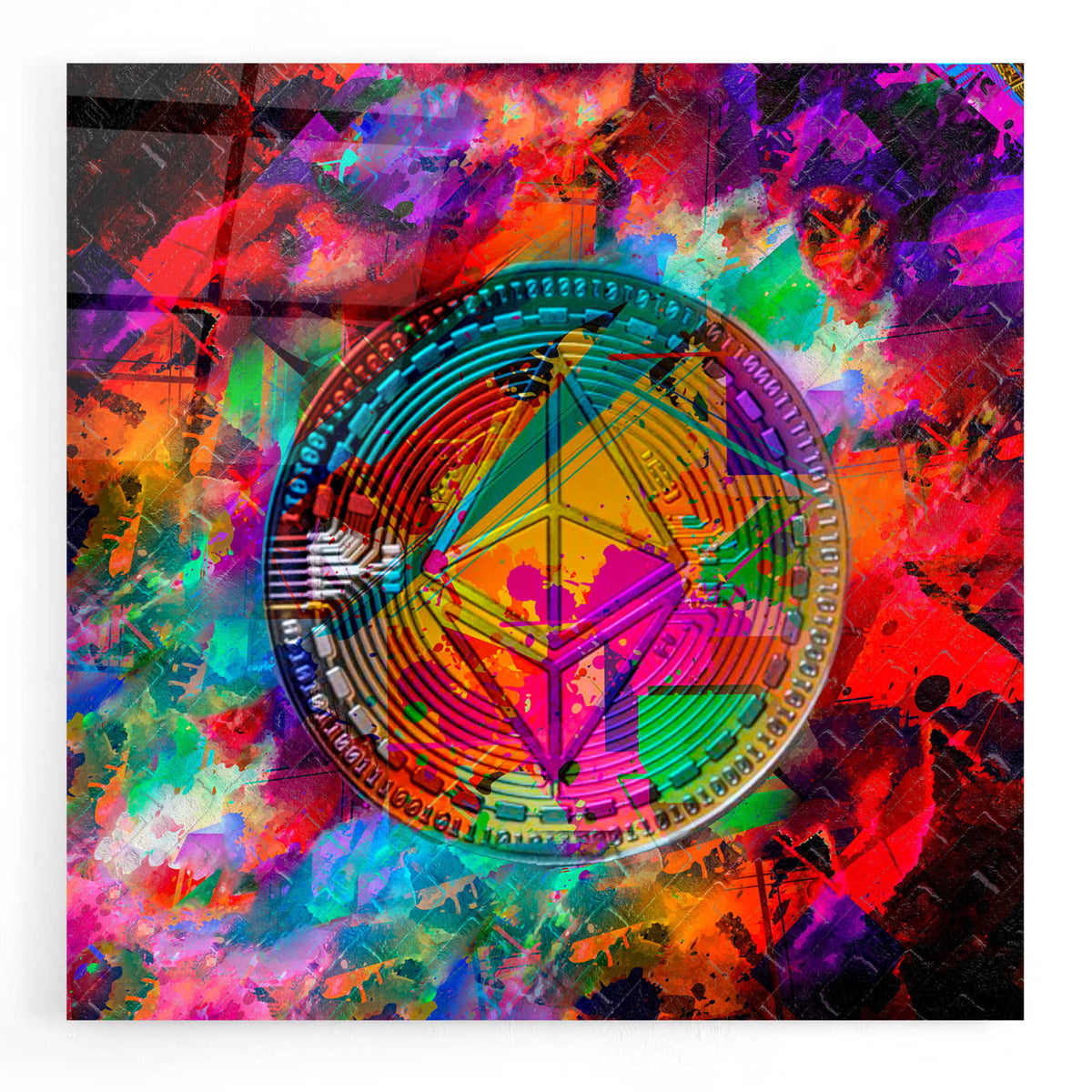 Epic Art 'Etherium,' Acrylic Glass Wall Art