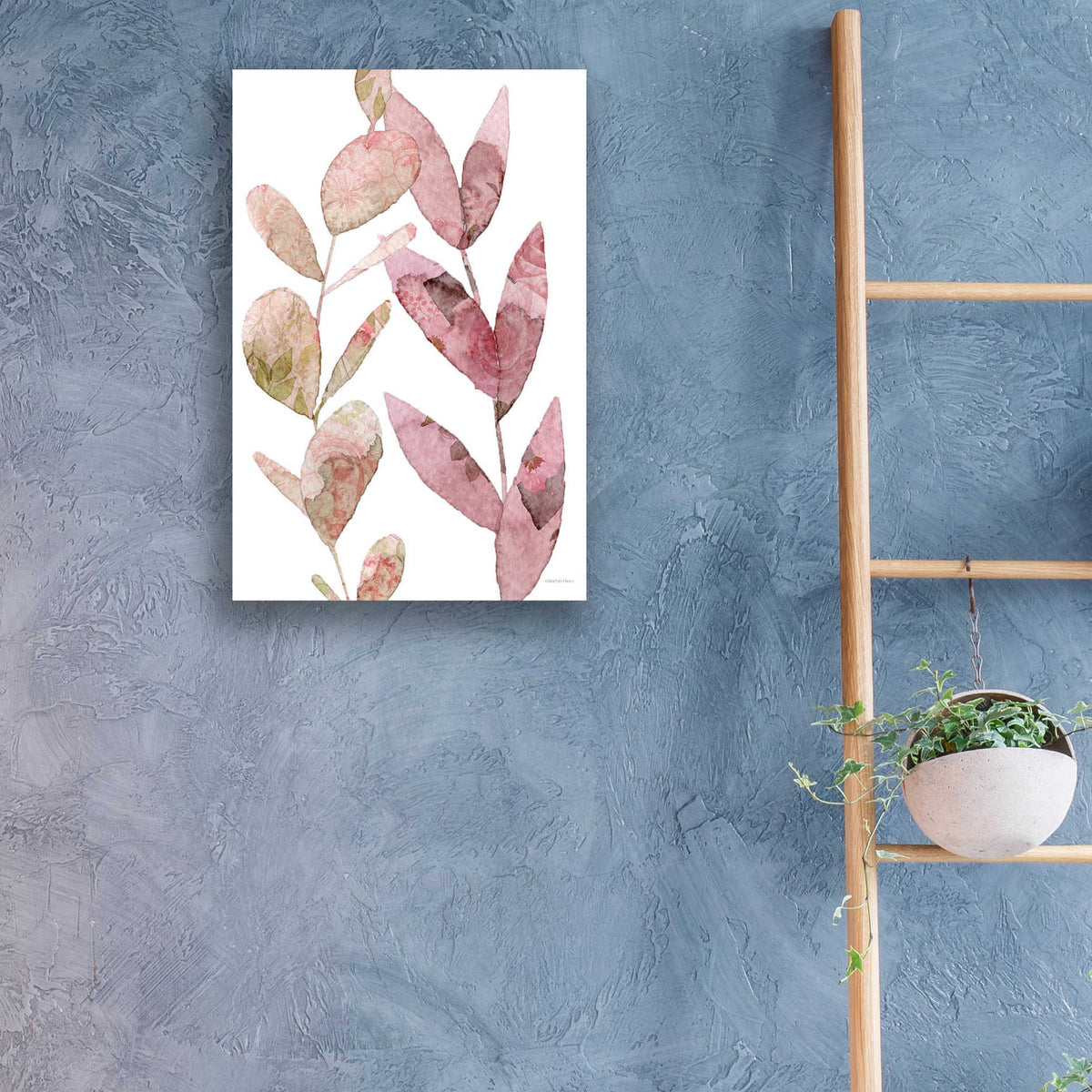 Epic Art 'Meadow Flora Botanical I' by Bluebird Barn, Acrylic Glass Wall Art,16x24
