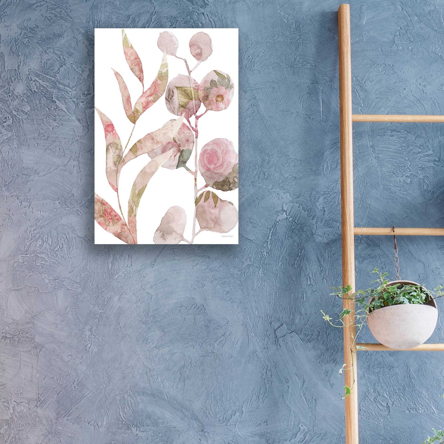 Epic Art 'Meadow Flora Botanical II' by Bluebird Barn, Acrylic Glass Wall Art,16x24