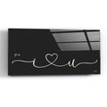 Epic Art 'I Heart You' by Susie Boyer, Acrylic Glass Wall Art,24x12