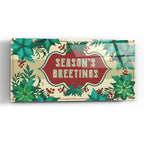 Epic Art 'Nostalgic Season's Greetings' by Cindy Jacobs, Acrylic Glass Wall Art,48x24