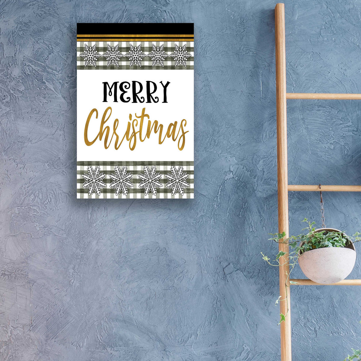 Epic Art 'Merry Little Christmas II' by Cindy Jacobs, Acrylic Glass Wall Art,16x24