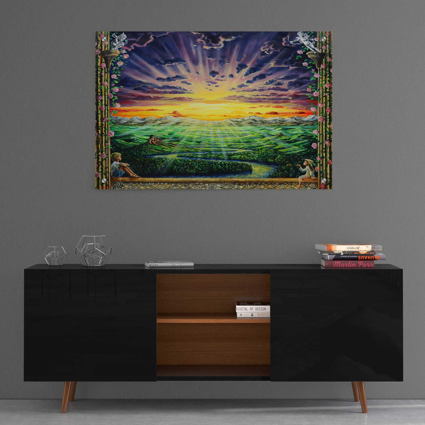 Epic Art 'Window To Paradise' by Jan Kasparec, Acrylic Glass Wall Art,36x24