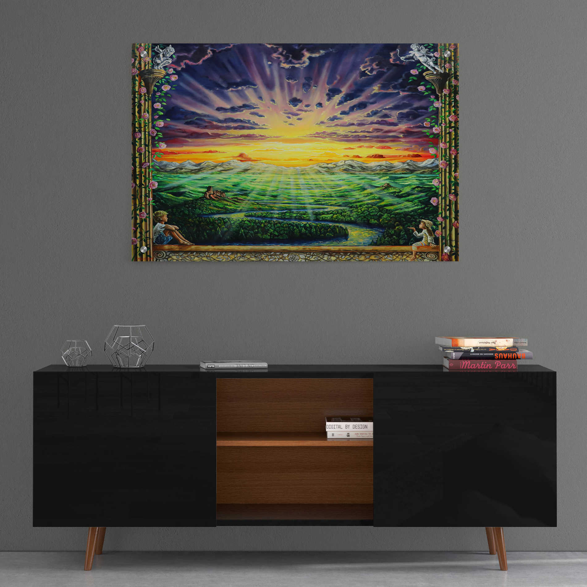 Epic Art 'Window To Paradise' by Jan Kasparec, Acrylic Glass Wall Art,36x24