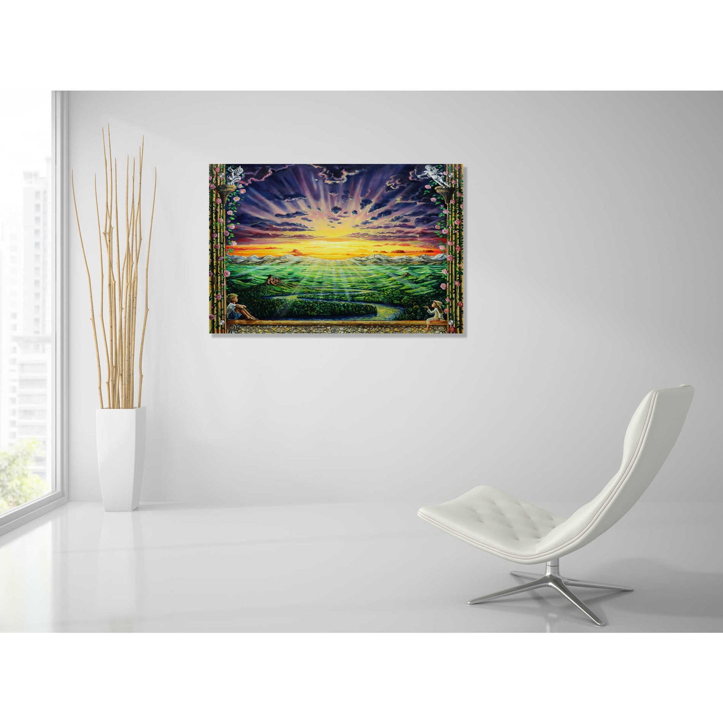 Epic Art 'Window To Paradise' by Jan Kasparec, Acrylic Glass Wall Art,36x24