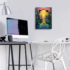 Epic Art 'Veneration ' by Jan Kasparec, Acrylic Glass Wall Art,12x16