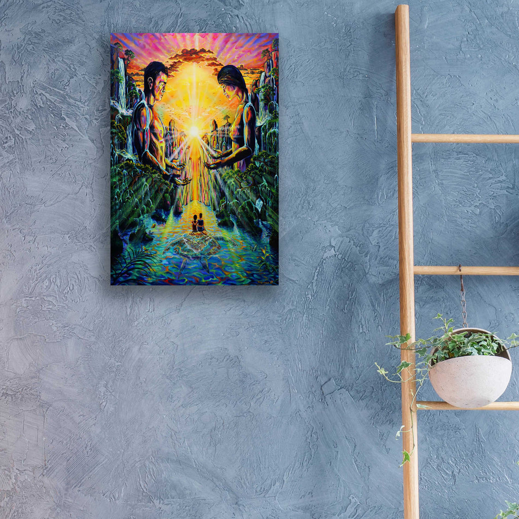 Epic Art 'Veneration ' by Jan Kasparec, Acrylic Glass Wall Art,16x24