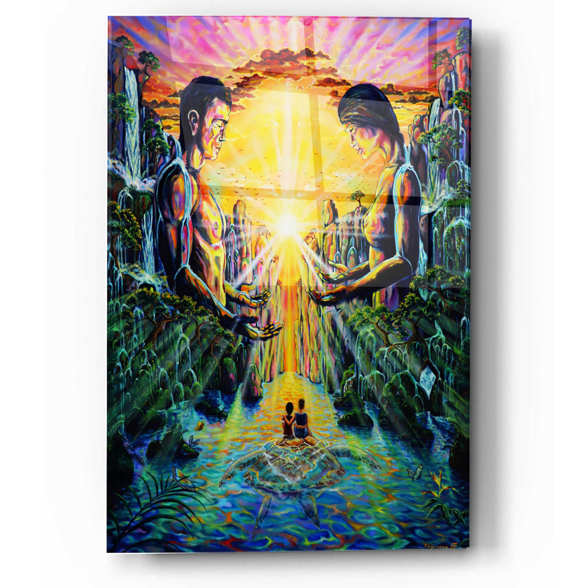 Epic Art 'Veneration ' by Jan Kasparec, Acrylic Glass Wall Art