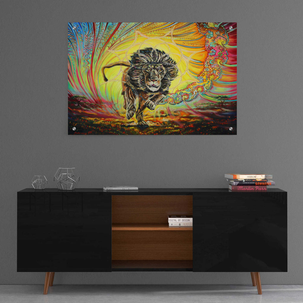 Epic Art 'Strenth And Honor' by Jan Kasparec, Acrylic Glass Wall Art,36x24