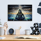 Epic Art 'Shiva' by Jan Kasparec, Acrylic Glass Wall Art,16x12