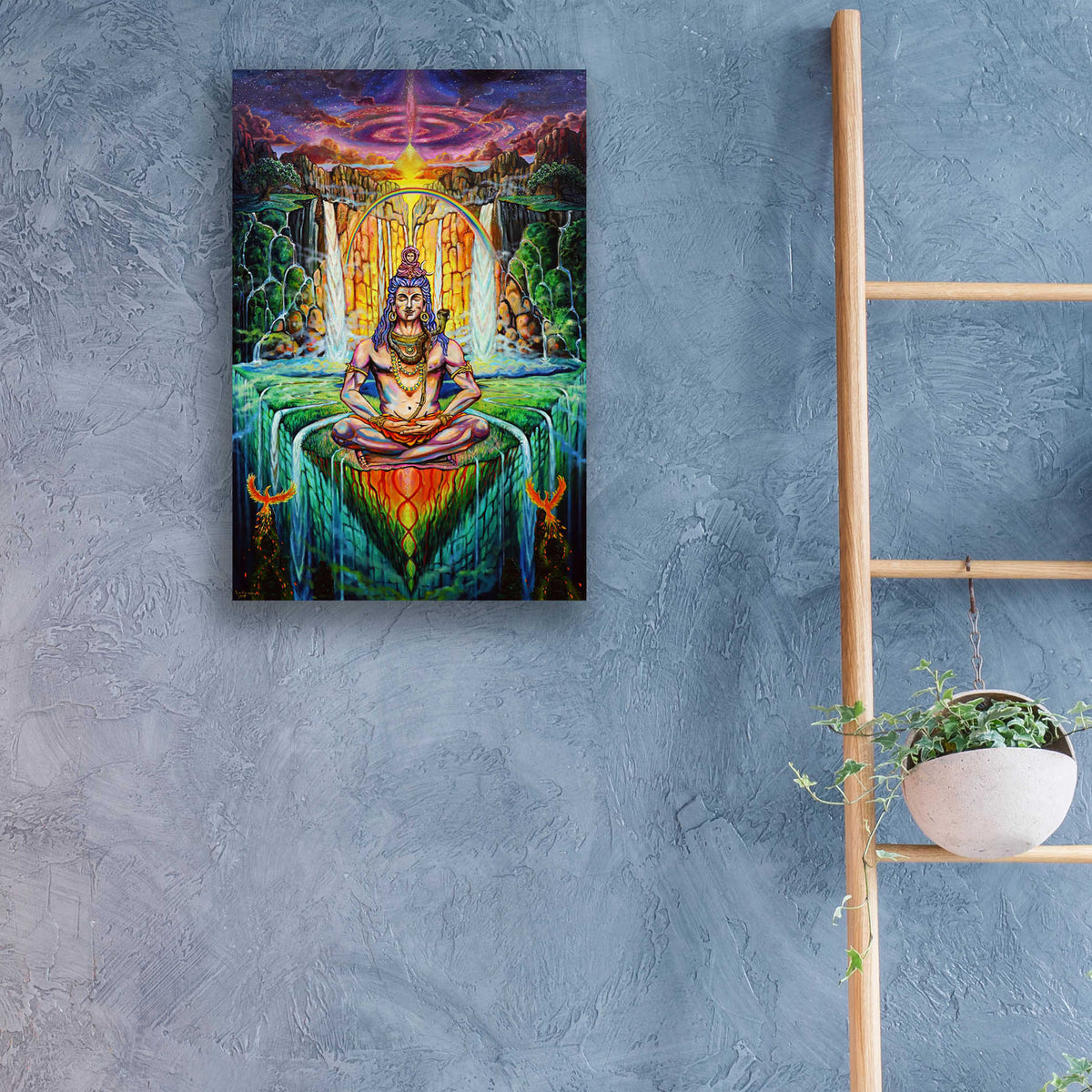 Epic Art 'Shiva Phoenix' by Jan Kasparec, Acrylic Glass Wall Art,16x24