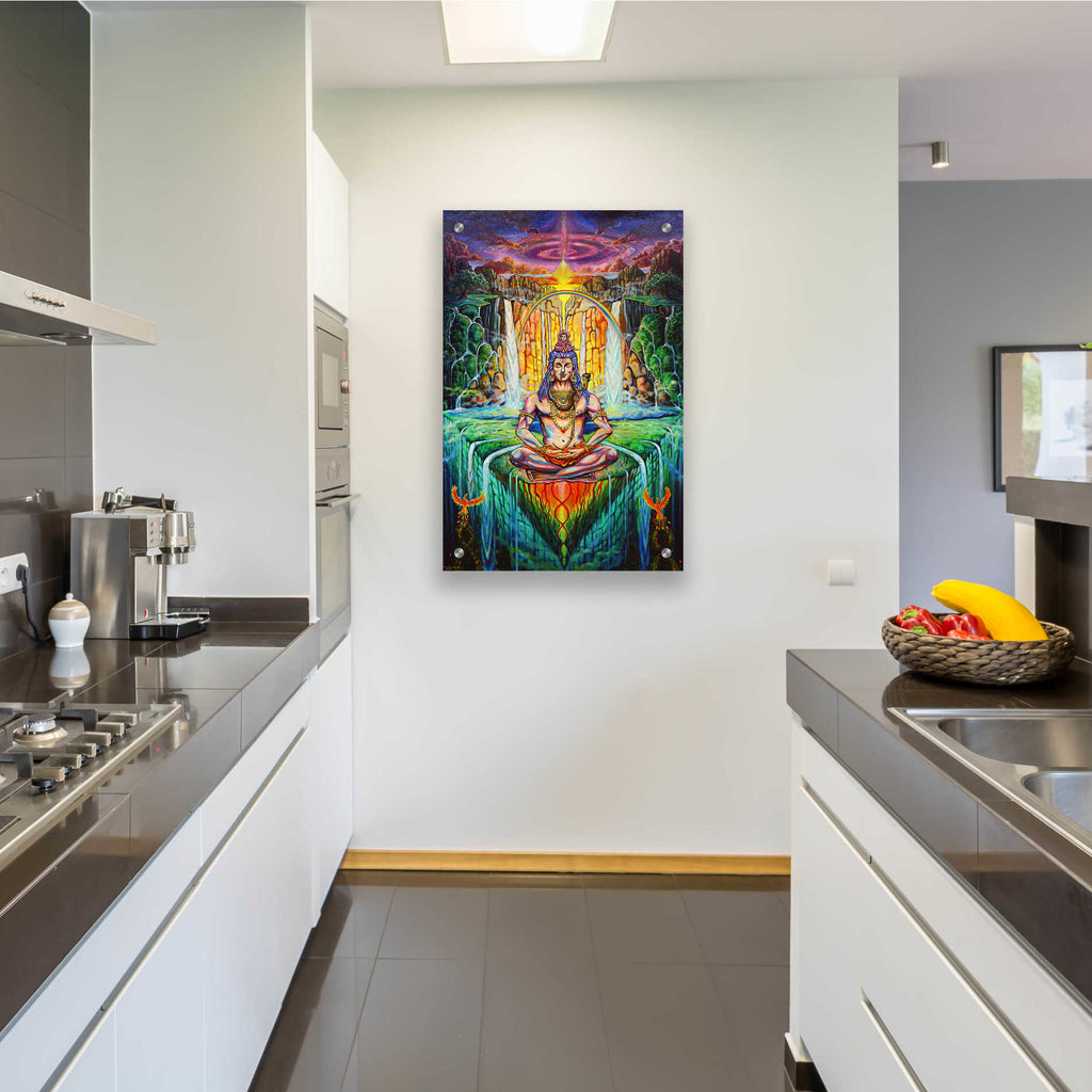 Epic Art 'Shiva Phoenix' by Jan Kasparec, Acrylic Glass Wall Art,24x36