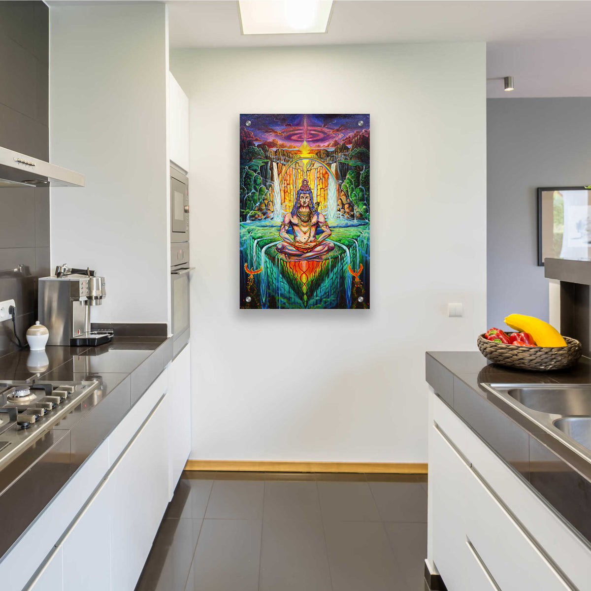 Epic Art 'Shiva Phoenix' by Jan Kasparec, Acrylic Glass Wall Art,24x36
