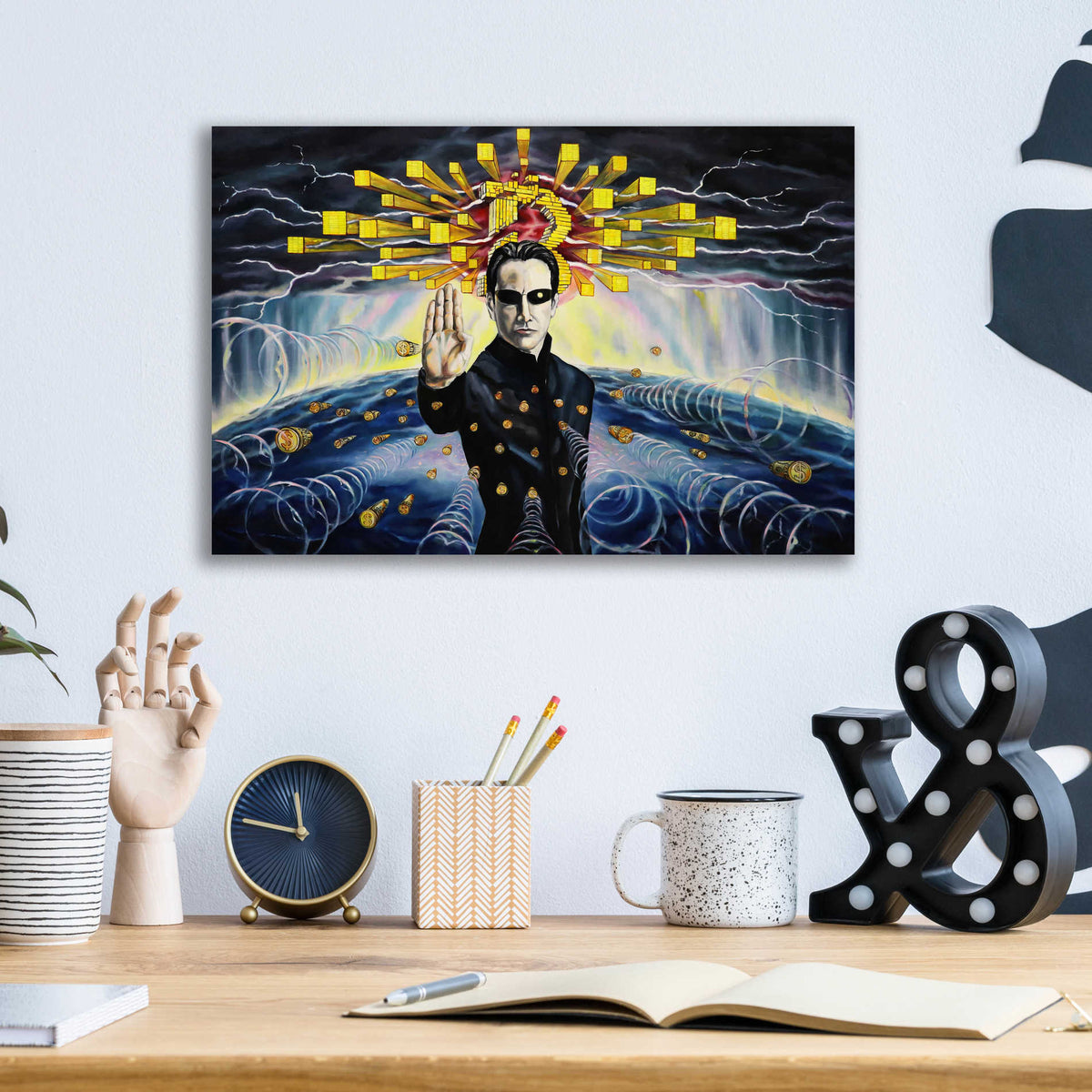 Epic Art 'Neo The One' by Jan Kasparec, Acrylic Glass Wall Art,16x12