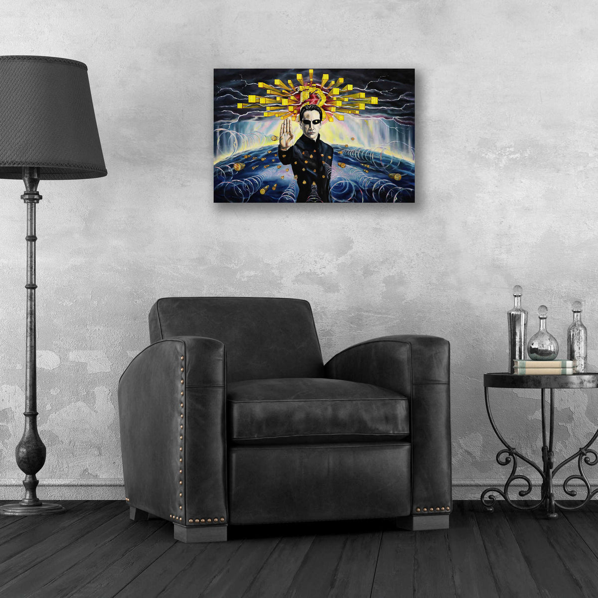 Epic Art 'Neo The One' by Jan Kasparec, Acrylic Glass Wall Art,24x16