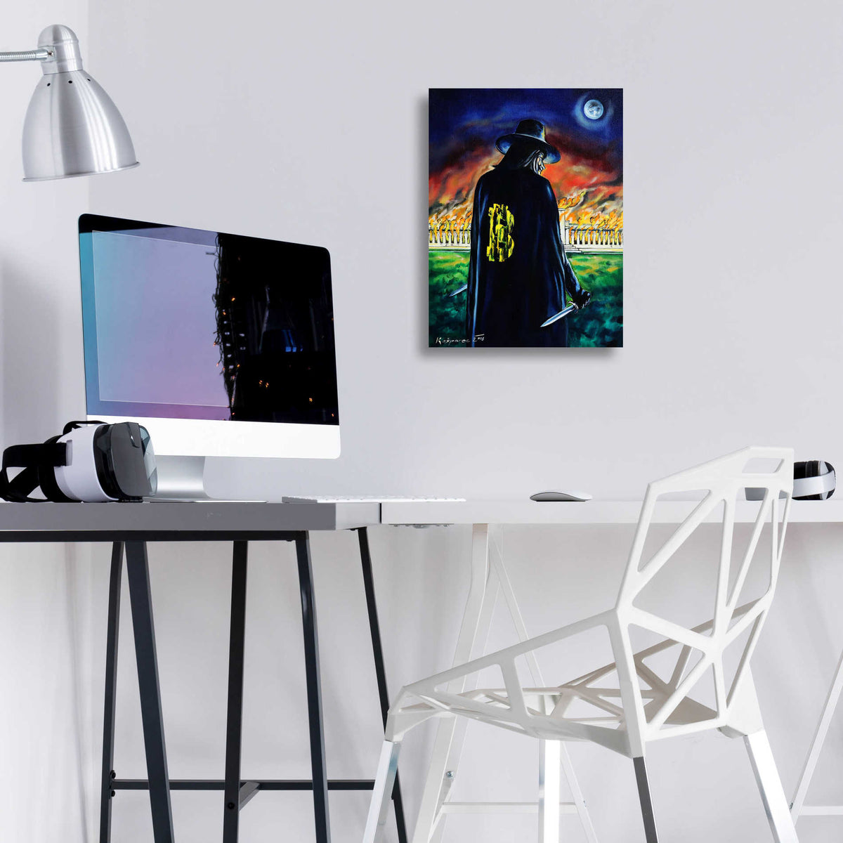 Epic Art 'Mr V And Fed' by Jan Kasparec, Acrylic Glass Wall Art,12x16