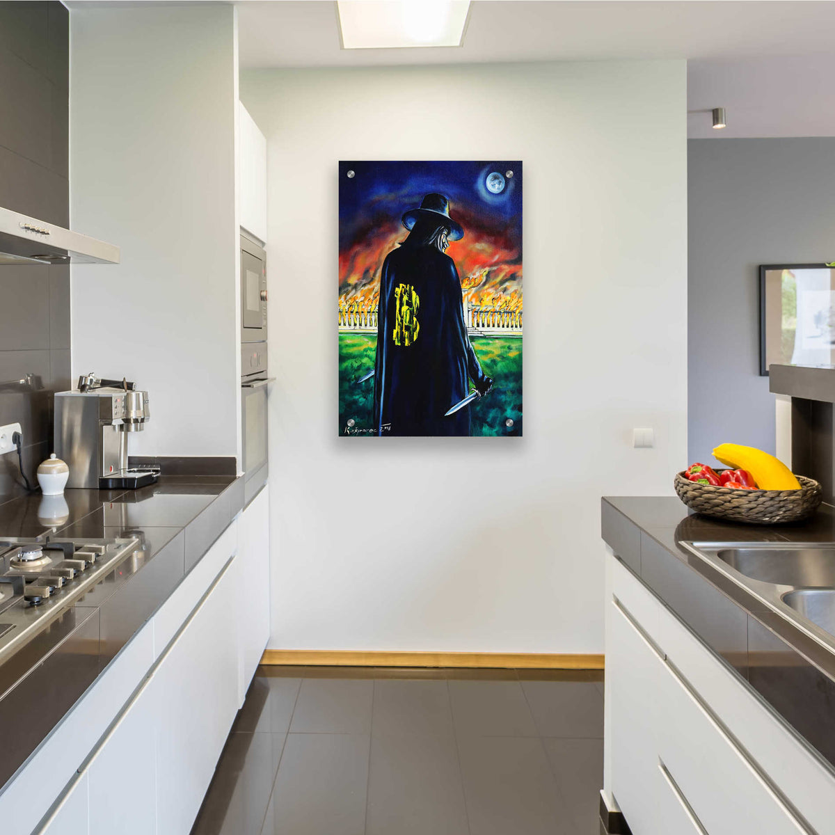 Epic Art 'Mr V And Fed' by Jan Kasparec, Acrylic Glass Wall Art,24x36