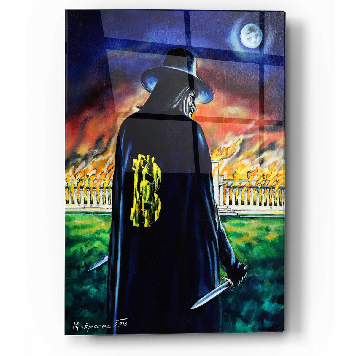 Epic Art 'Mr V And Fed' by Jan Kasparec, Acrylic Glass Wall Art