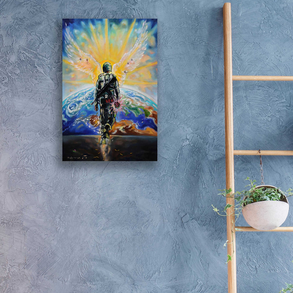 Epic Art 'Love Grenade' by Jan Kasparec, Acrylic Glass Wall Art,16x24