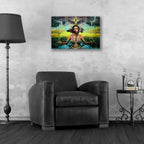 Epic Art 'Gaia Sacrifice' by Jan Kasparec, Acrylic Glass Wall Art,24x16