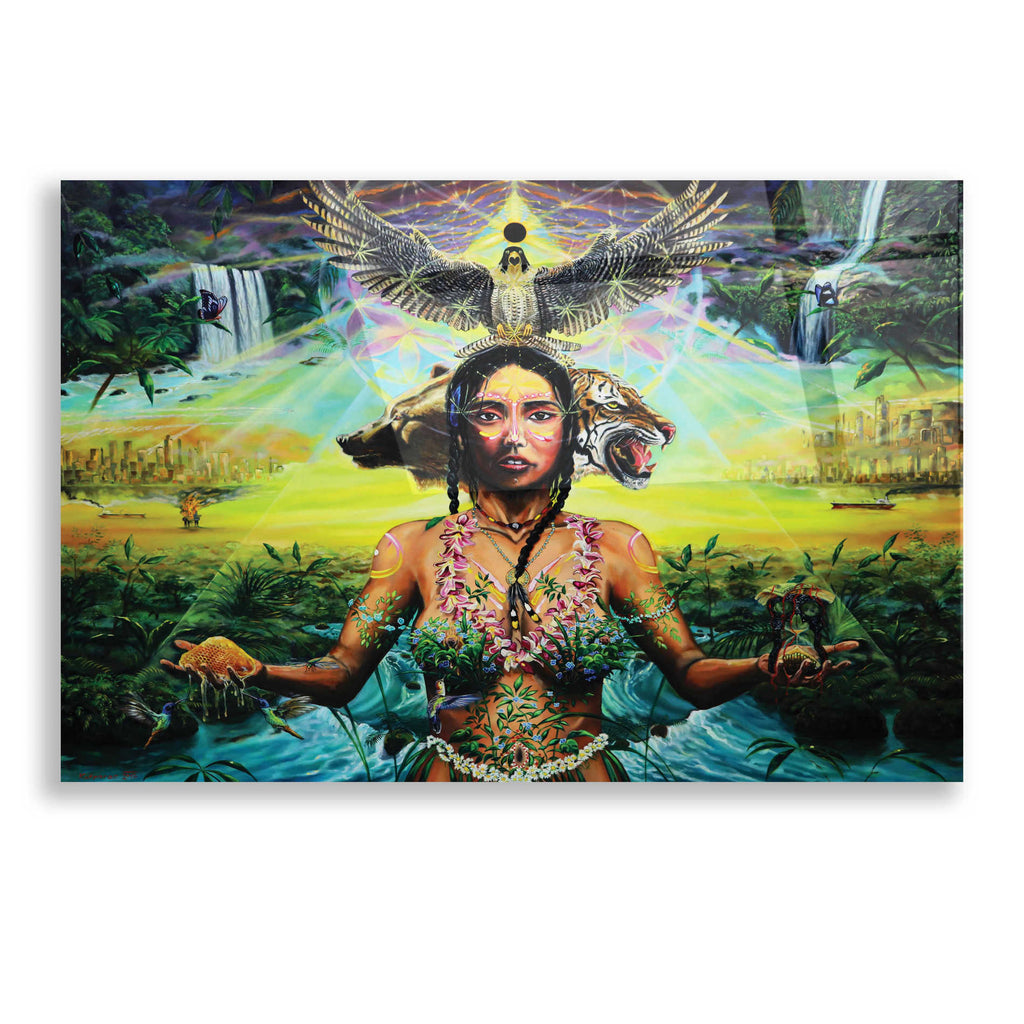 Epic Art 'Gaia Sacrifice' by Jan Kasparec, Acrylic Glass Wall Art