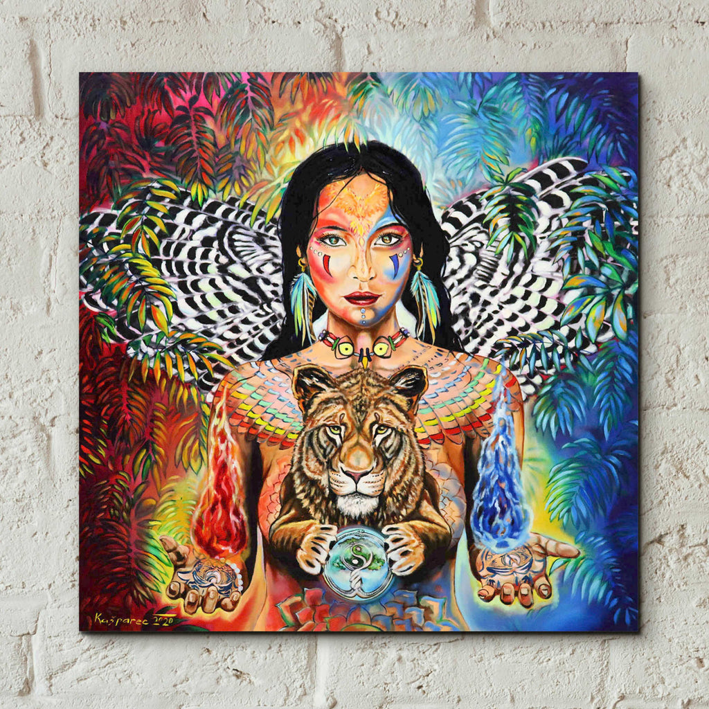 Epic Art 'Gaia II' by Jan Kasparec, Acrylic Glass Wall Art,12x12