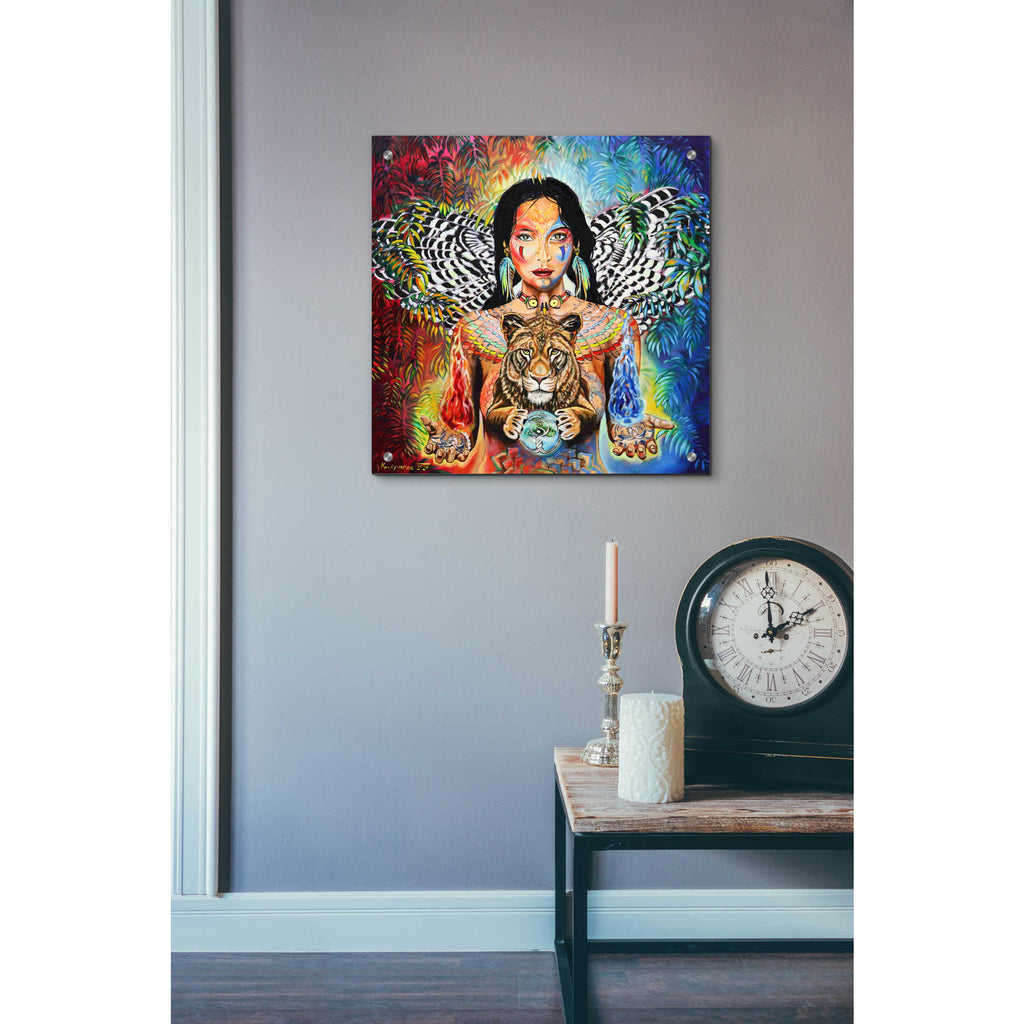 Epic Art 'Gaia II' by Jan Kasparec, Acrylic Glass Wall Art,24x24