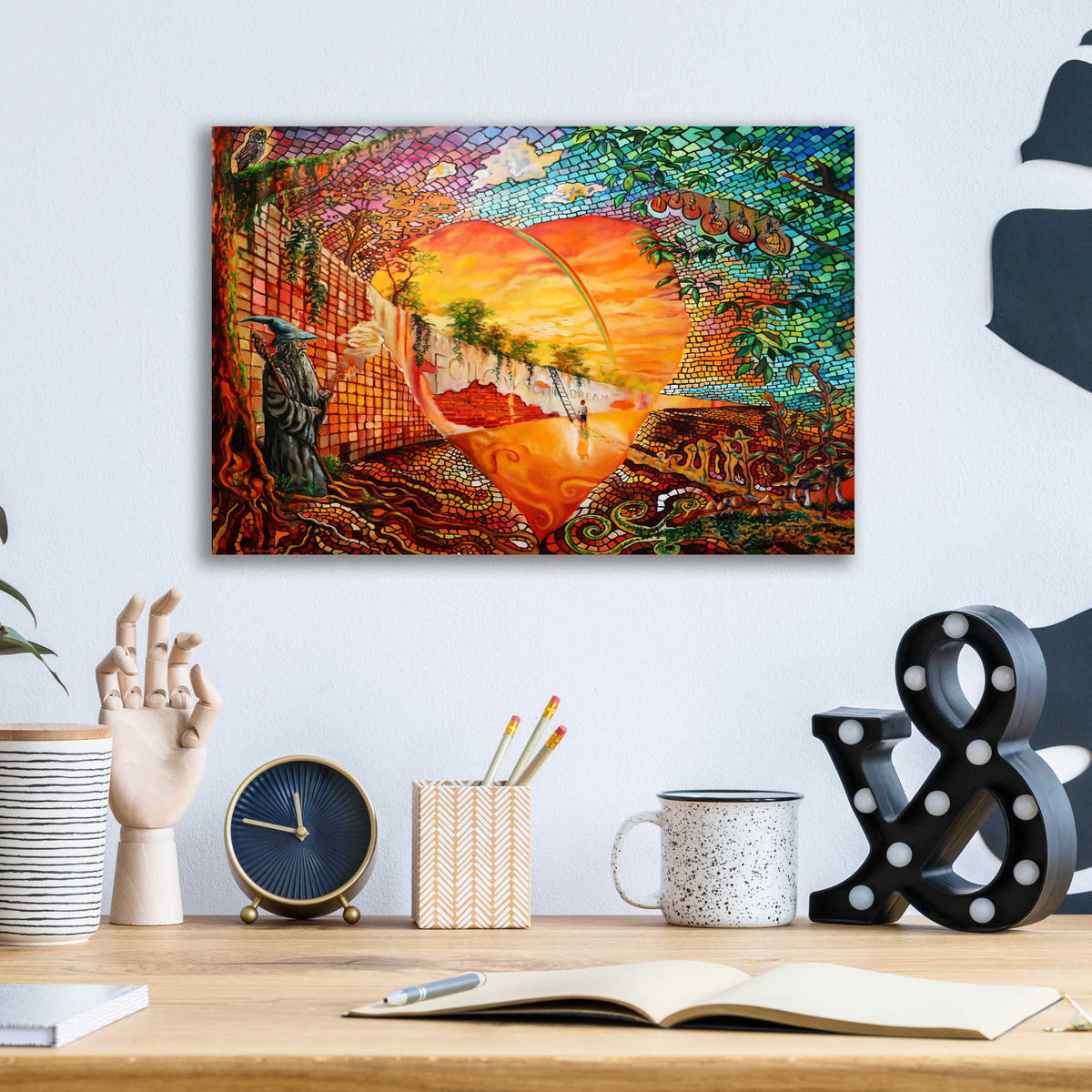 Epic Art 'Follow Your Dream' by Jan Kasparec, Acrylic Glass Wall Art,16x12