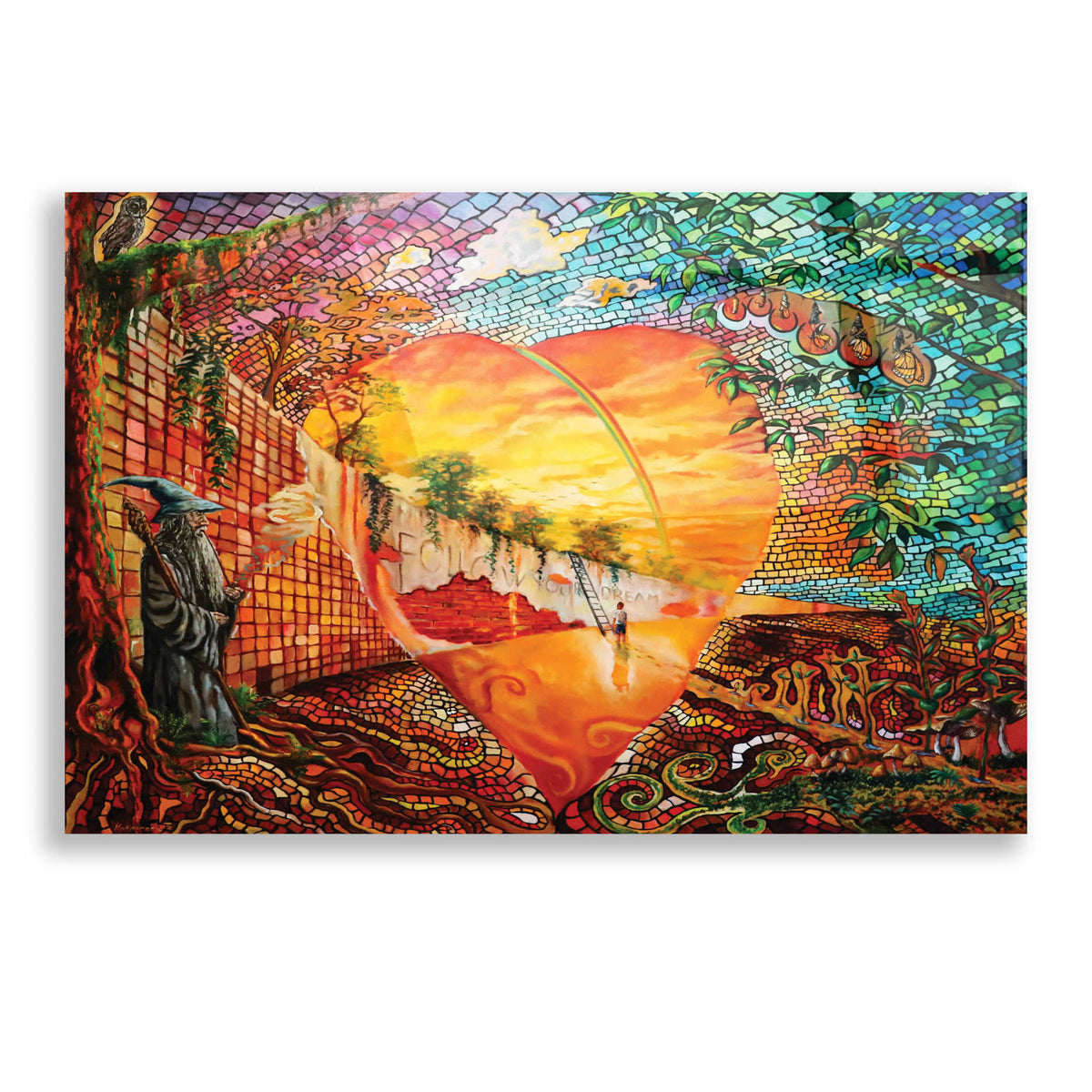 Epic Art 'Follow Your Dream' by Jan Kasparec, Acrylic Glass Wall Art