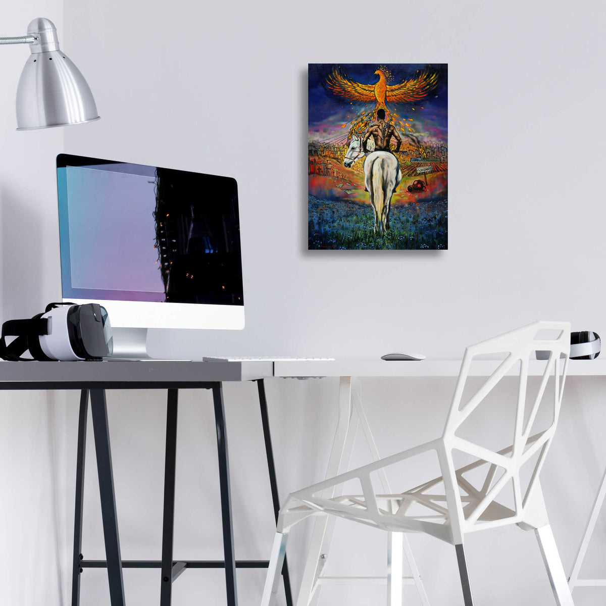 Epic Art 'Fallen Angel' by Jan Kasparec, Acrylic Glass Wall Art,12x16