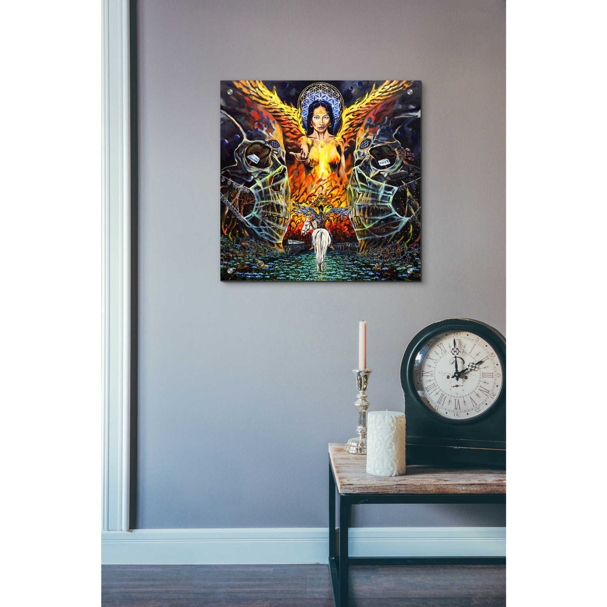 Epic Art 'Fallen Angel ' by Jan Kasparec, Acrylic Glass Wall Art,24x24