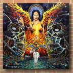 Epic Art 'Fallen Angel ' by Jan Kasparec, Acrylic Glass Wall Art,36x36