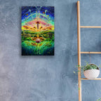 Epic Art 'Evolution' by Jan Kasparec, Acrylic Glass Wall Art,16x24