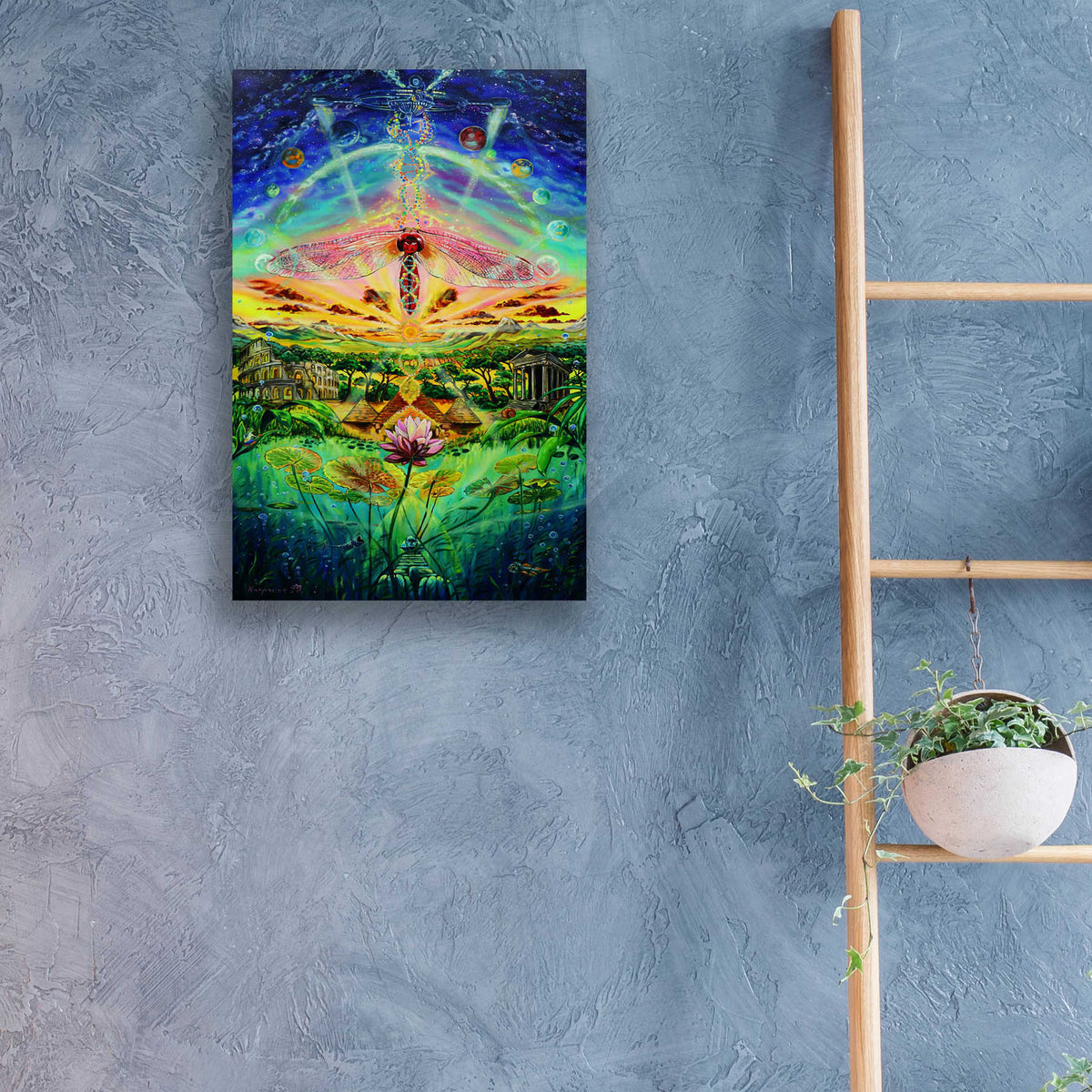 Epic Art 'Evolution' by Jan Kasparec, Acrylic Glass Wall Art,16x24
