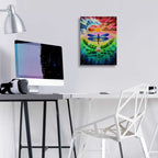 Epic Art 'Dragonfly' by Jan Kasparec, Acrylic Glass Wall Art,12x16