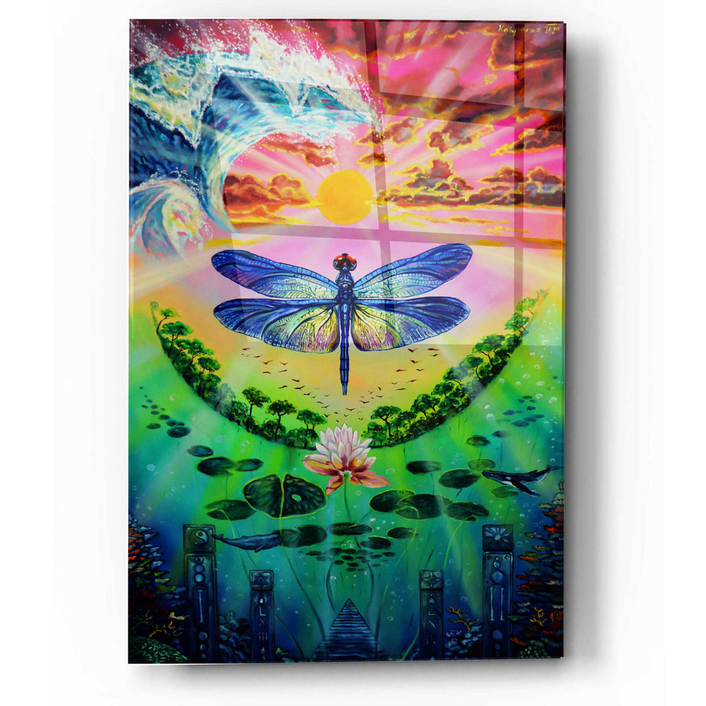 Epic Art 'Dragonfly' by Jan Kasparec, Acrylic Glass Wall Art