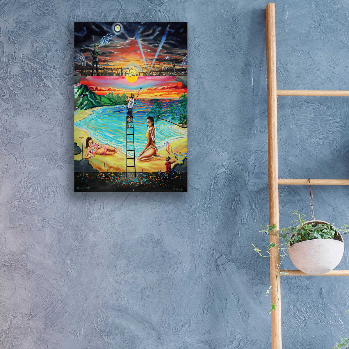 Epic Art 'Berlin Wall ' by Jan Kasparec, Acrylic Glass Wall Art,16x24