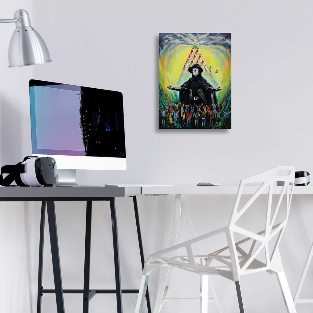 Epic Art 'Revolution' by Jan Kasparec, Acrylic Glass Wall Art,12x16
