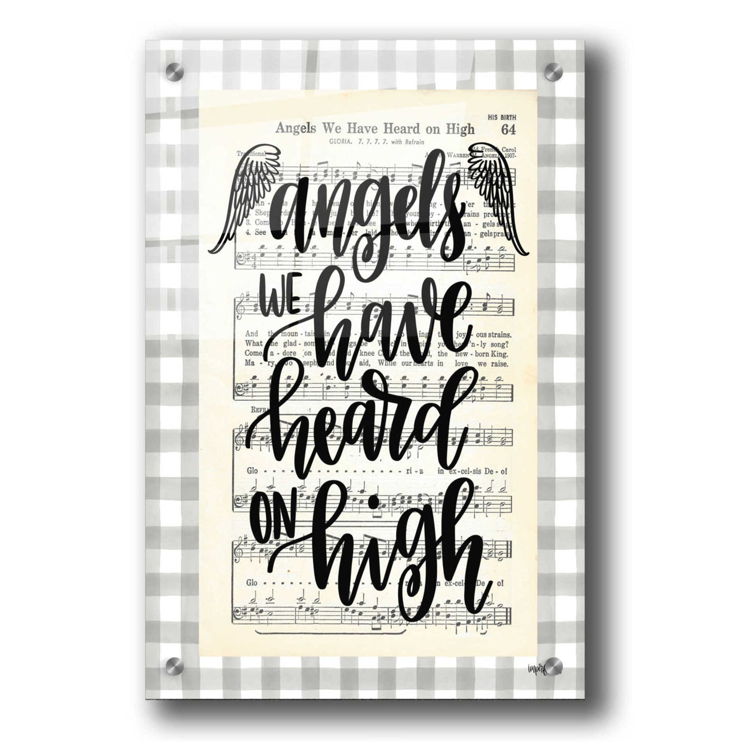 Epic Art 'Angels We Have Heard' by Imperfect Dust, Acrylic Glass Wall Art,24x36