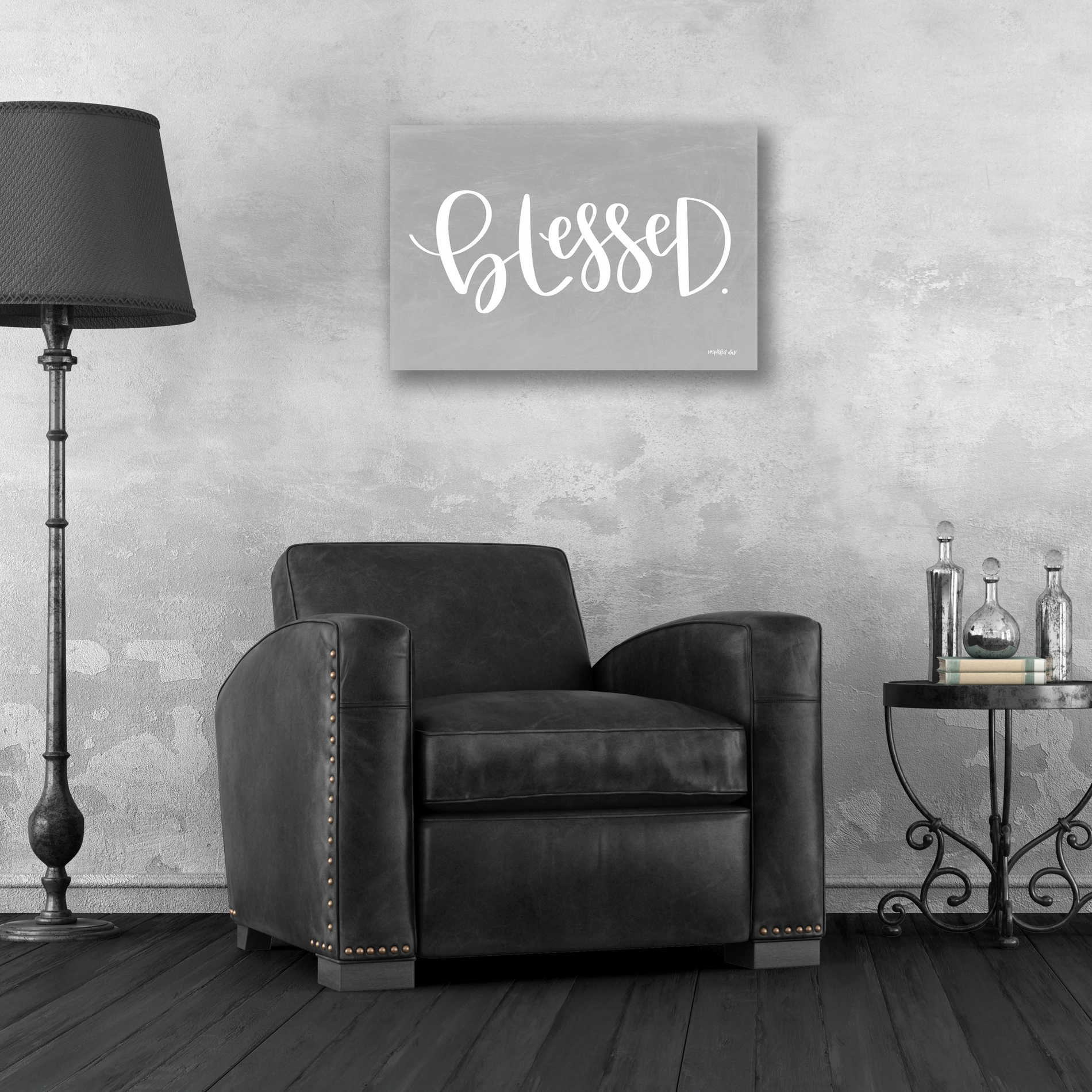 Epic Art 'Blessed' by Imperfect Dust, Acrylic Glass Wall Art,24x16