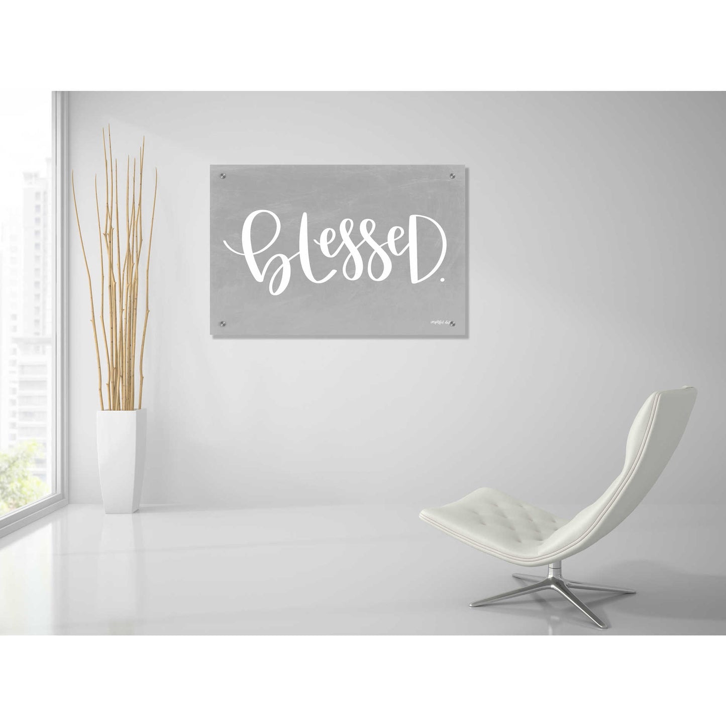 Epic Art 'Blessed' by Imperfect Dust, Acrylic Glass Wall Art,36x24