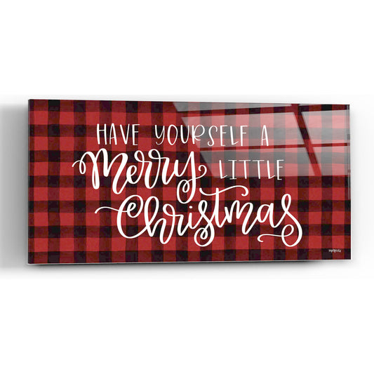 Epic Art 'Merry Little Christmas' by Imperfect Dust, Acrylic Glass Wall Art