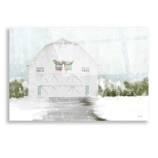 Epic Art 'Christmas Barn' by House Fenway, Acrylic Glass Wall Art