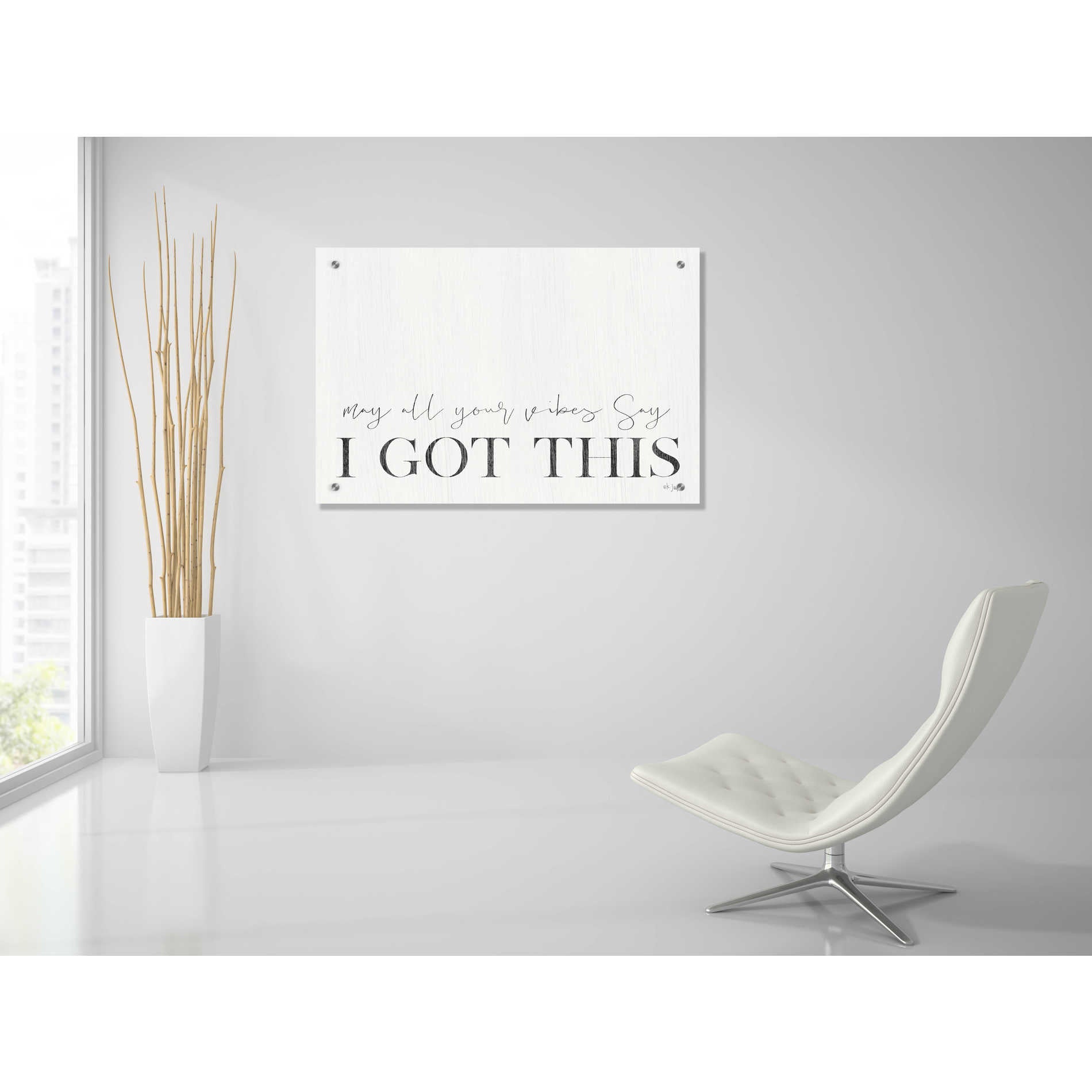 Epic Art 'I Got This' by Jaxn Blvd, Acrylic Glass Wall Art,36x24