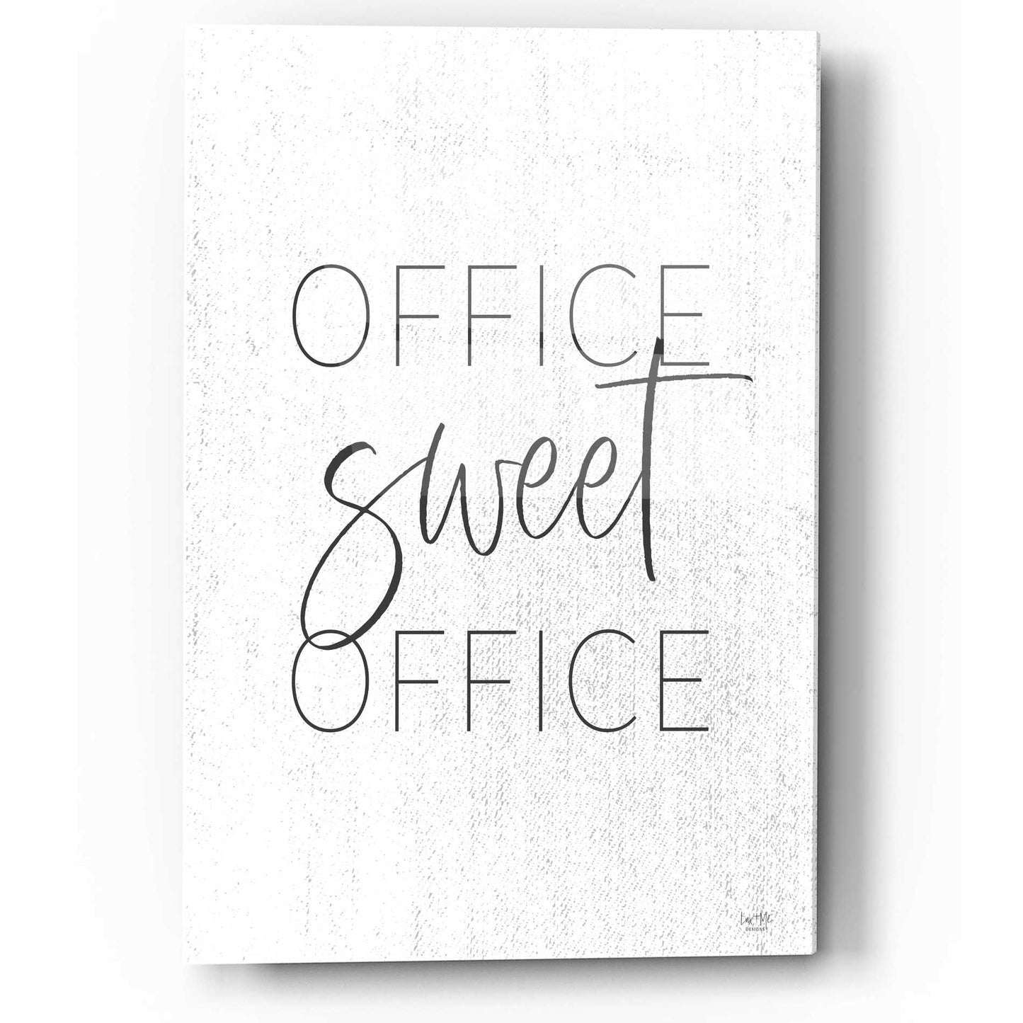 Epic Art 'Office Sweet Office' by Lux + Me, Acrylic Glass Wall Art,12x16