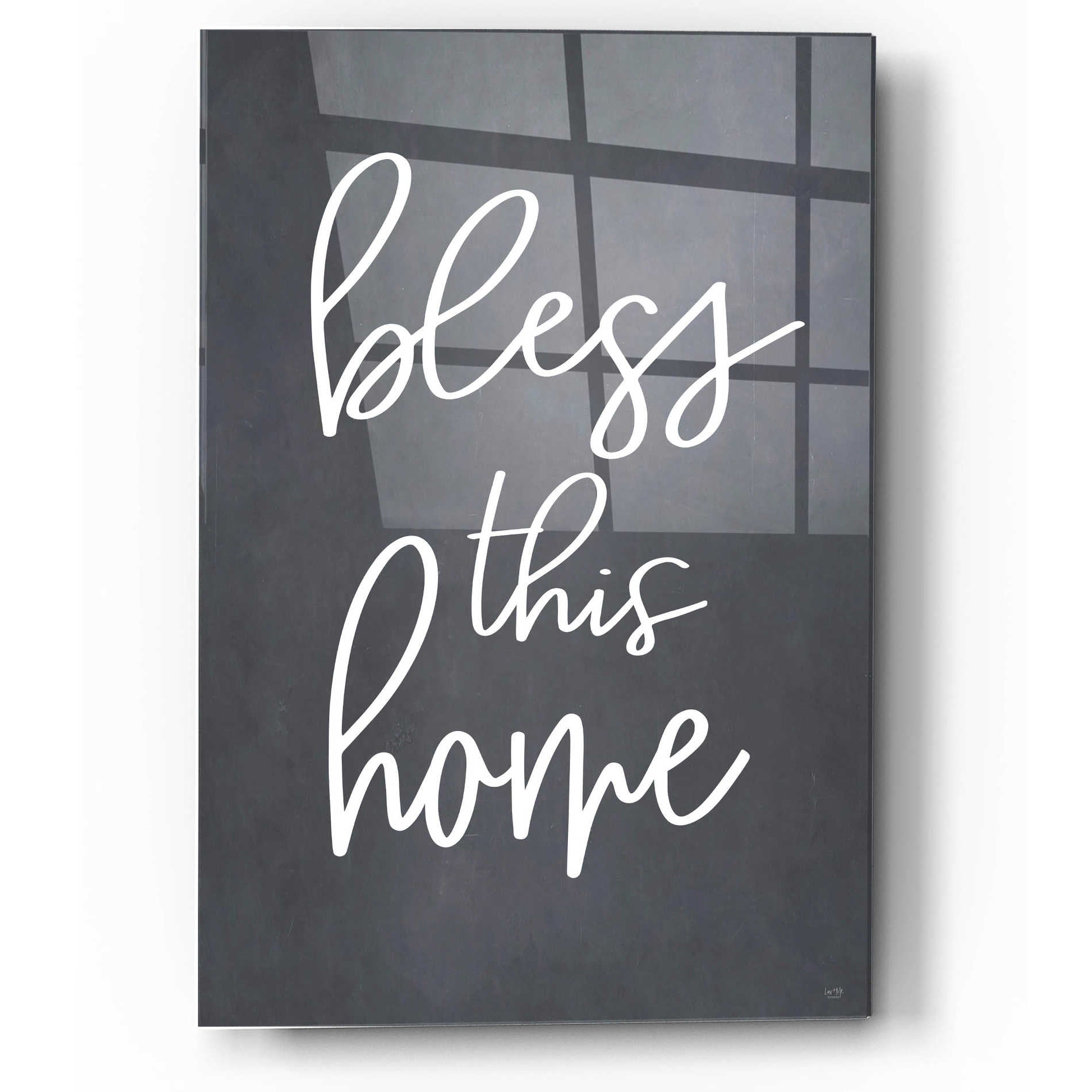 Epic Art 'Bless This Home' by Lux + Me, Acrylic Glass Wall Art