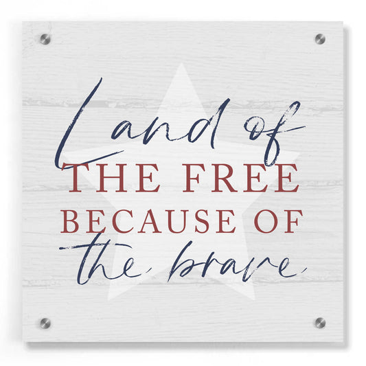 Epic Art 'Land of the Free' by Lux + Me, Acrylic Glass Wall Art