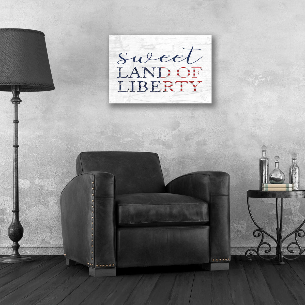 Epic Art 'Sweet Land of Liberty II' by Lux + Me, Acrylic Glass Wall Art,24x16
